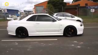 Nissan Skyline R34 GT-R ACCELERATION ! ITS CRAZY !!