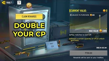 CRACK THE VAULT DOUBLE YOUR CP #codmobile #callofdutymobile #codm
