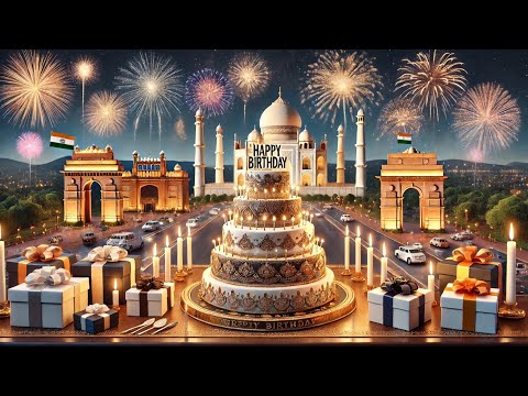 Happy Birthday Song in Hindi | जनमदिन मुबारक हो | Best Birthday Song India 🇮🇳 Janamdin Mubarak