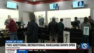 VIDEO: Two more recreational marijuana shops open in CT