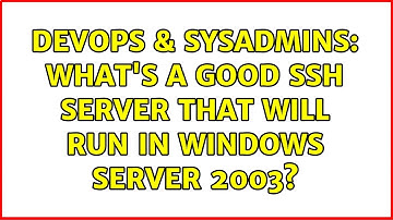 DevOps & SysAdmins: What
