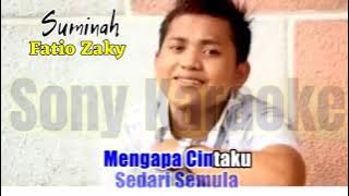 SIMINAH VOC FATIO ZAKY KARAOKE MIX || @sonykaraokeofficial