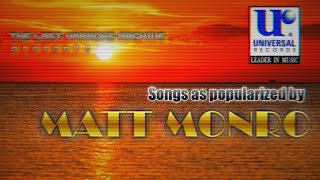"Songs as popularized by: Matt Monro" Full & Complete Video Karaoke