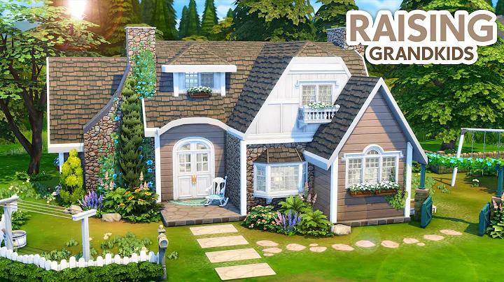Grandma Raising Grandkids // The Sims 4 Speed Build