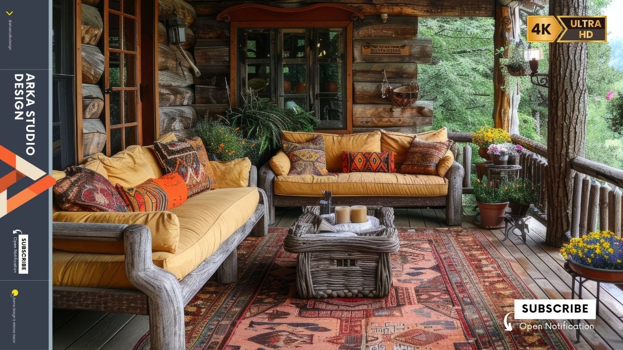 Decorating Your Rustic Log Cabin Porch: Cozy Décor Ideas for a Warm and ...