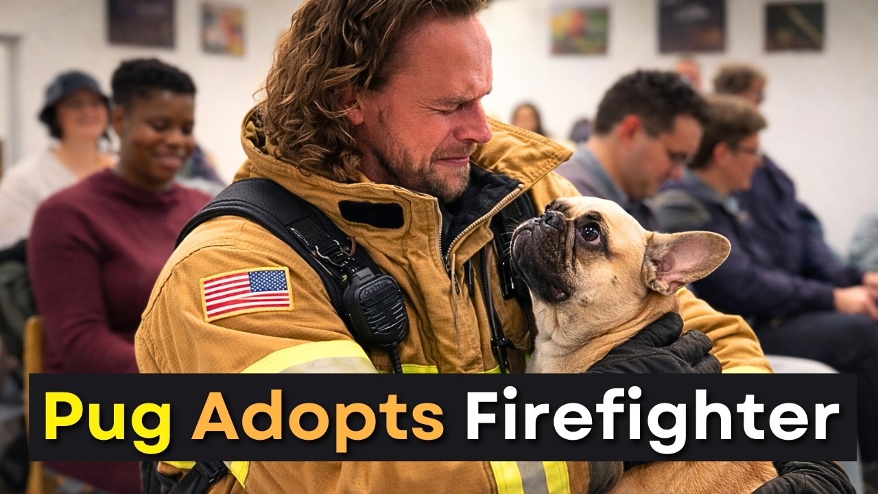 Shelter Dogs Walked Past Everyone… Then Chose a Firefighter 💔