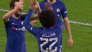 Chelsea F.C. vs HULL CITY 4-0 FA Cup  17/02/2018 Willian 2', 32', Pedro 27', Olivier Giroud 42'