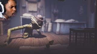 THIS DUDE IS BREATHING ON MY BACK MEAT | Little Nightmares (Part 2)