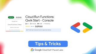 Coud Run Functions : Qwik Start - Console  | Google Developers Group on Campus MAKAUT | #GSP081