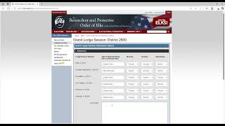 District Deputy Step 3: Submit Your Session Attendance Report