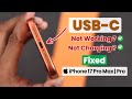 USB C Not Working on iPhone 17 - FIX