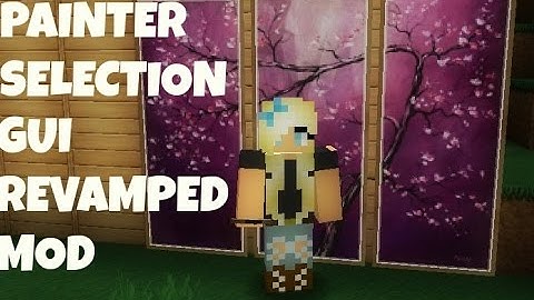 Minecraft Painting Selection Gui Revamped Mod Showcase