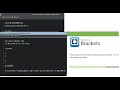 Working with Text Editors Part III : Open Source Editor with specialized features : Brackets