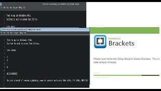 Working with Text Editors Part III : Open Source Editor with specialized features : Brackets