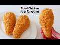 TikTok Viral Fried Chicken Ice Cream 🍗 Easy Recipe, Make It At Home!