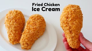 TikTok Viral Fried Chicken Ice Cream 🍗 Easy Recipe, Make It At Home!