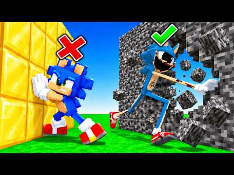 Qual SONIC atravessa MAIS paredes?