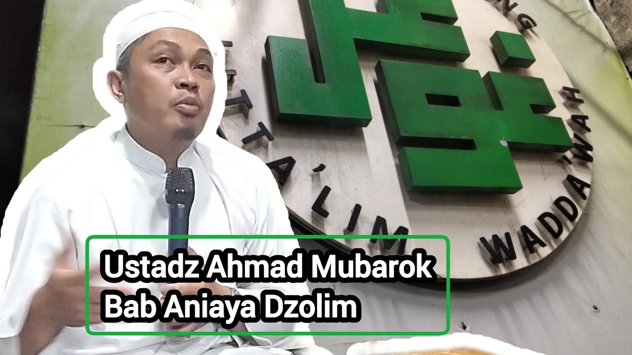 Kitab Irsyadul Ibad Bab Aniaya Dzolim