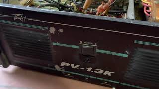 Review power Peavey PV-1.3K made in U.S.A  wattage 1000W x 2CH