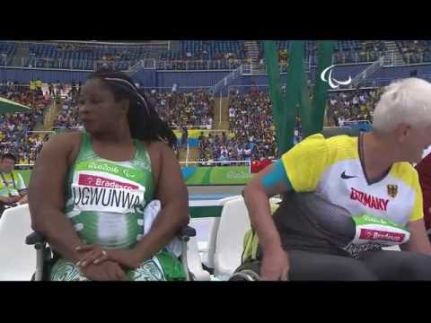 Athletics | Women's Discus - F55 Final  | Rio 2016 Paralympic Games