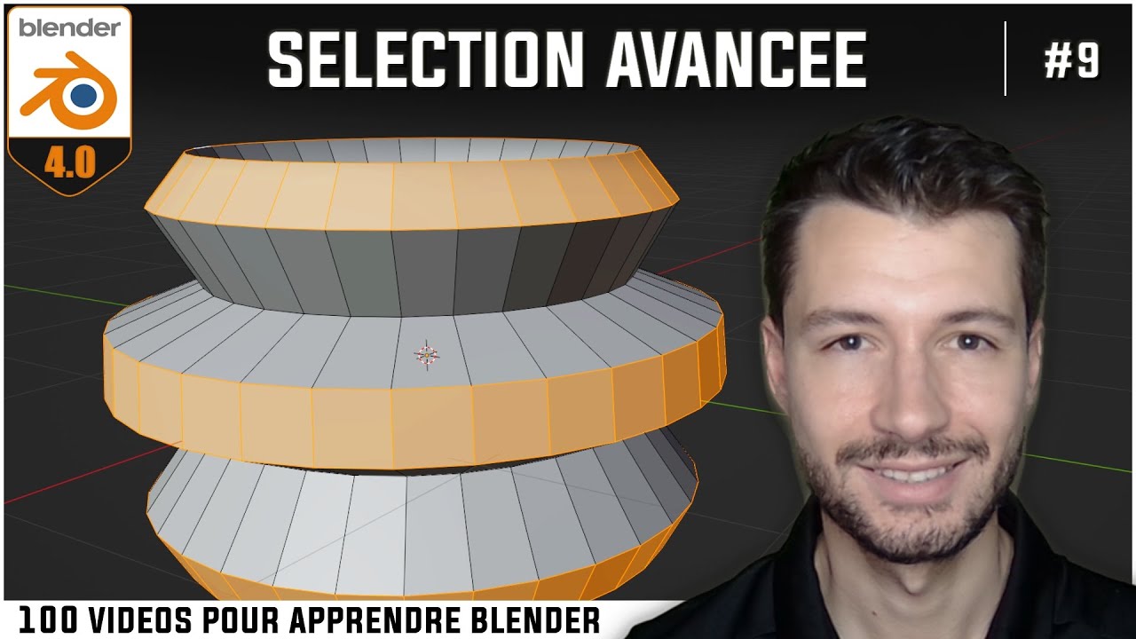#9 | SELECTIONS AVANCEES EN EDIT MODE - Apprendre Blender en 100 vidéos [TUTO FR]