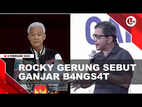 ROCKY GERUNG NILAI GANJAR BAWA KEANGKUHAN DALAM DEBAT CAPRES | U-NEWS