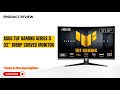 ASUS TUF 32” Curved Gaming Monitor 240Hz Review 🔥 VG32VQM5AZ | 0.5ms ELMB Sync FreeSync Premium