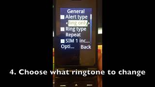 VOCA V530: How to set ringtone in English user Interface
