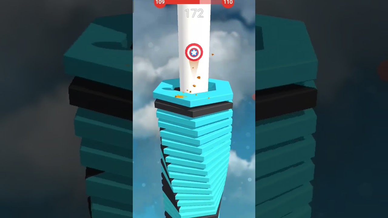 #stack ball #game #shorts