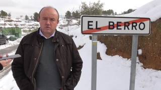 Situación en El Berro tras las nevadas (20-01-2017)