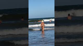 🇦🇷 Mar Del Plata Beach A Hot Day
