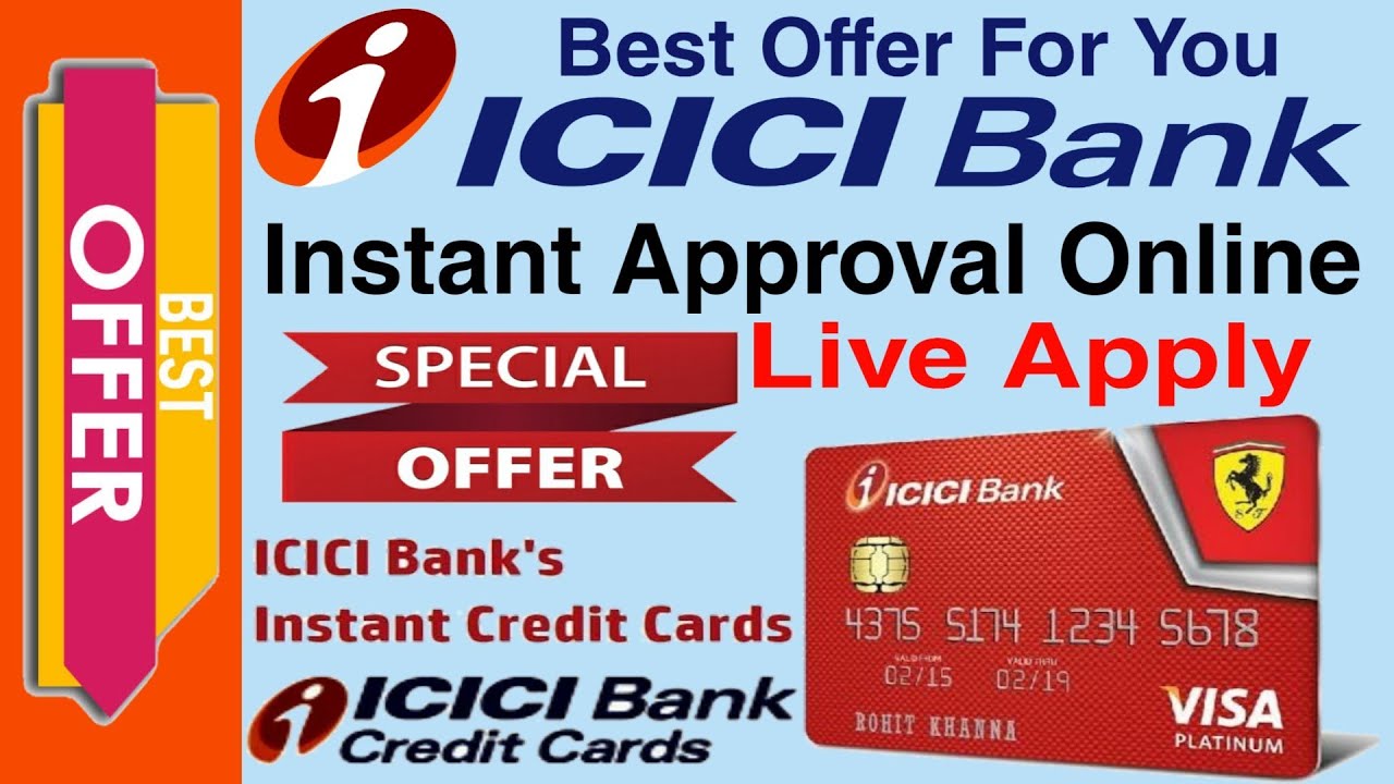 How To Apply CICI Credit Card Online | ICIC Bank Instant Approval Credit Card | ICIC Credit Card ...