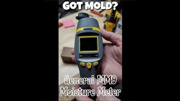 How To Use The General MM9 Moisture Meter - Find Moisture that Allows Mold Growth