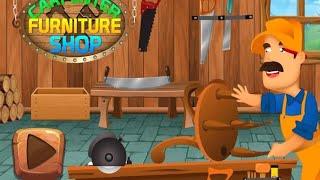 carpenter furniture shop games - make cupboard gameplay - furniture games - carpenter games 2021 screenshot 1