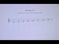 Bài tập xướng âm số 3