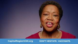Don't Hesitate. Vaccinate. A Message from the Glens Falls NAACP, MVP and CDPHP.