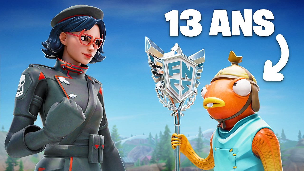 J'ai duo avec le plus jeune joueur Pro des FNCS pour cash...