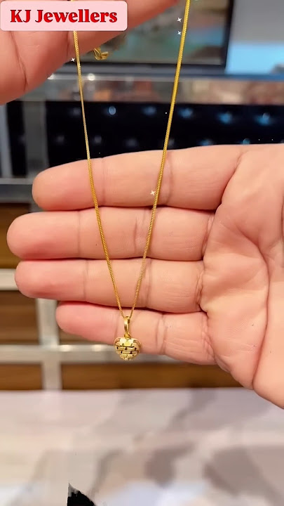 Light weight gold chain ⛓️ with locket design #gold #chainlocket #jewellery #goldchain #unisexchain