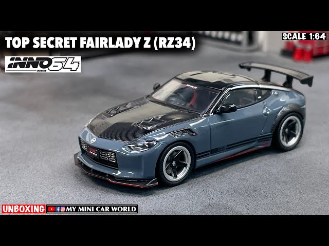 MY MINI CAR WORLD』UNBOXING INNO64 1/64 TOP SECRET FAIRLADY Z