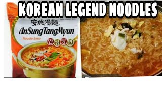 COOKING ANSUNGTANGMYUN SPICY MISO NOODLE SOUP #SHORTS | JINGZ