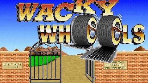 Best DOS games | Wacky Wheels - intro theme soundtrack |1994 Apogee DOSbox