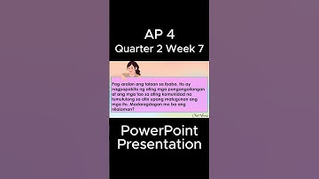 Araling Panlipunan 4 Q2 Week 7 MATATAG PowerPoint Presentation #matatagcurriculum #matatag #grade4