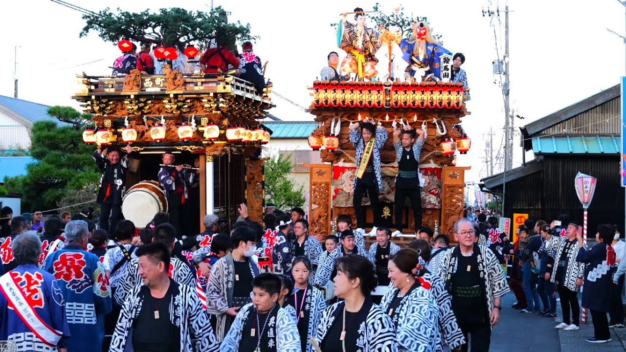 旧東海道五十三次どまん中袋井宿袋井祭り⑤　2023-10-15(日)🌇🌙