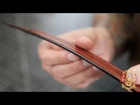 Quickest and easiest way to dye and burnish leather edges! — Tony Allen  Bernier