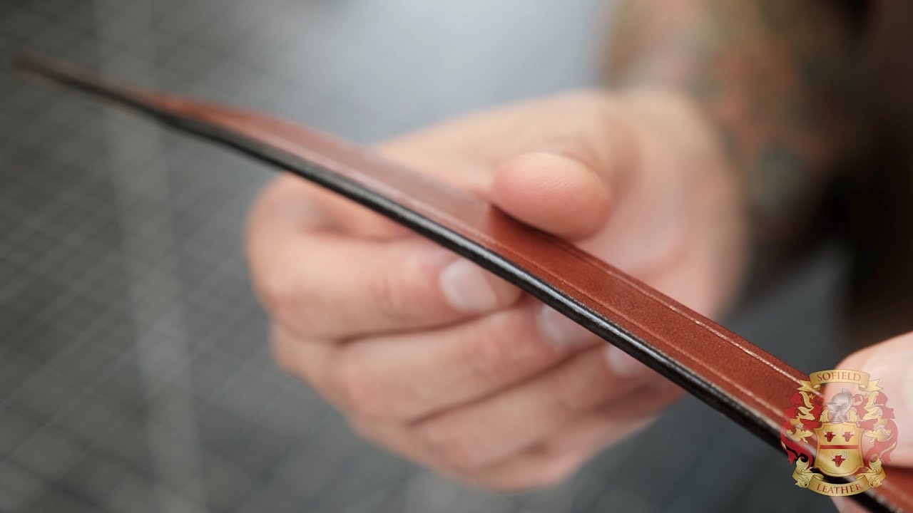 Leather Crafting Tips How I Dye and Finish My Edges YouTube