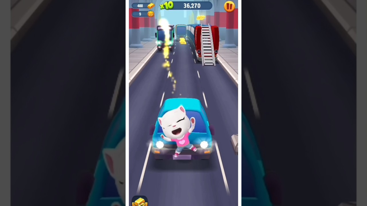 Talking Tom Gold Run - All Characters Reversed Mode | Funny Falls And Fails Moments Gameplay 