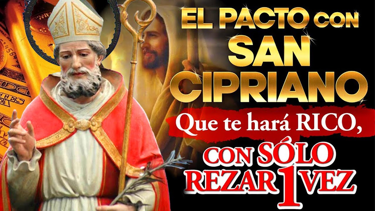 🤝El PACTO con SAN CIPRIANO, que te hará RICO, con sólo rezar una vez😇 ATRAE DINERO CON ESTA ORACIÓN