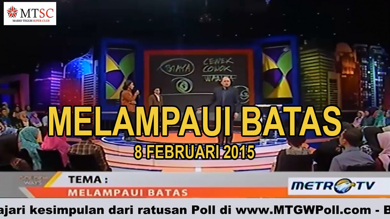 Mario Teguh - Melampaui Batas