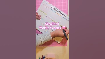 How To Simplify Your Weekly Planning Routine #planwithme @itsdecorably