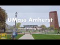 University of Massachusetts Amherst (UMass Amherst) - Virtual Walking Tour [4k 60fps]